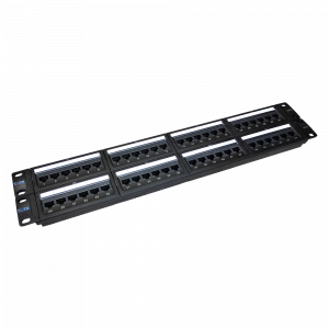 TWT Patch panel, 48 port, UTP, cat. 5E, 2U